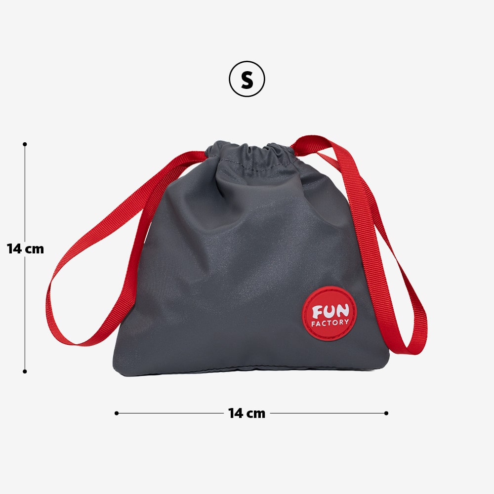 TOYBAG S in Grey Maße – FUN FACTORY