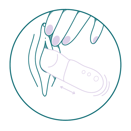 Kombination aus innerer & äußerer Stimulation mit Mini Pulsator STRONIC PETITE