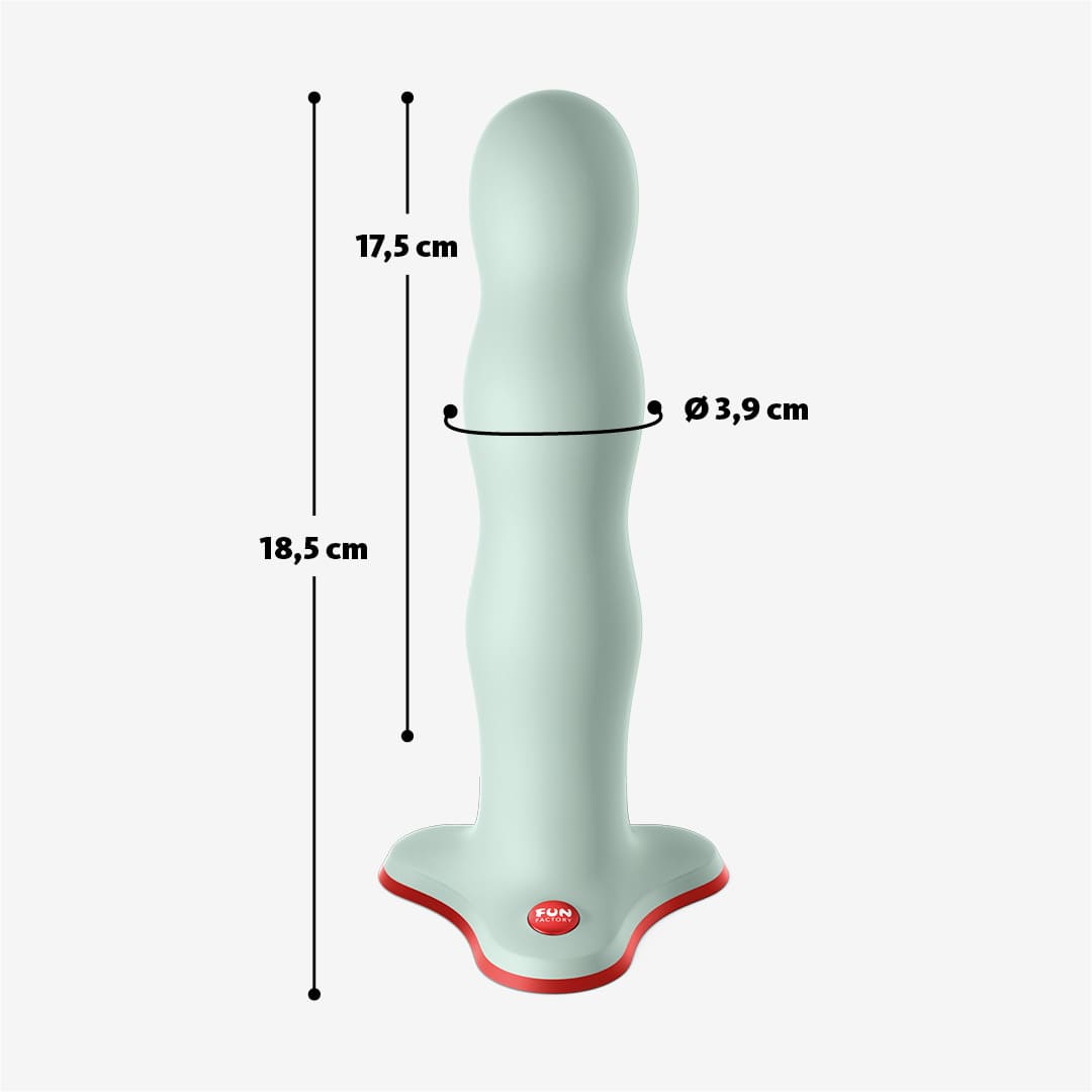 FUN FACTORY - Dildo BOUNCER sage green Maße