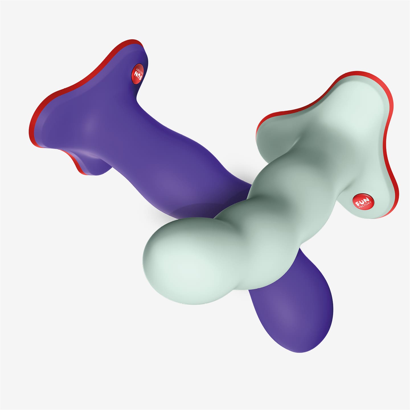 FUN FACTORY - Dildo BOUNCER flashy purple und sage green