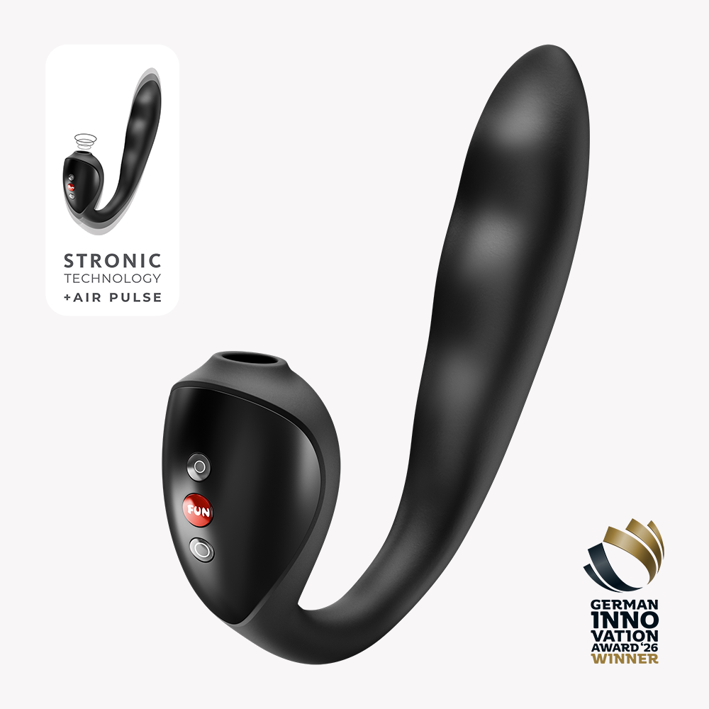 STRONIC PULSE ALLEGRO Black – Rabbit Pulsator mit Air Pulse von FUN FACTORY, Produktbild