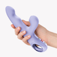 LOVE PULSE BI Purple – Air Pulse Vibrator von FUN FACTORY, in der Hand