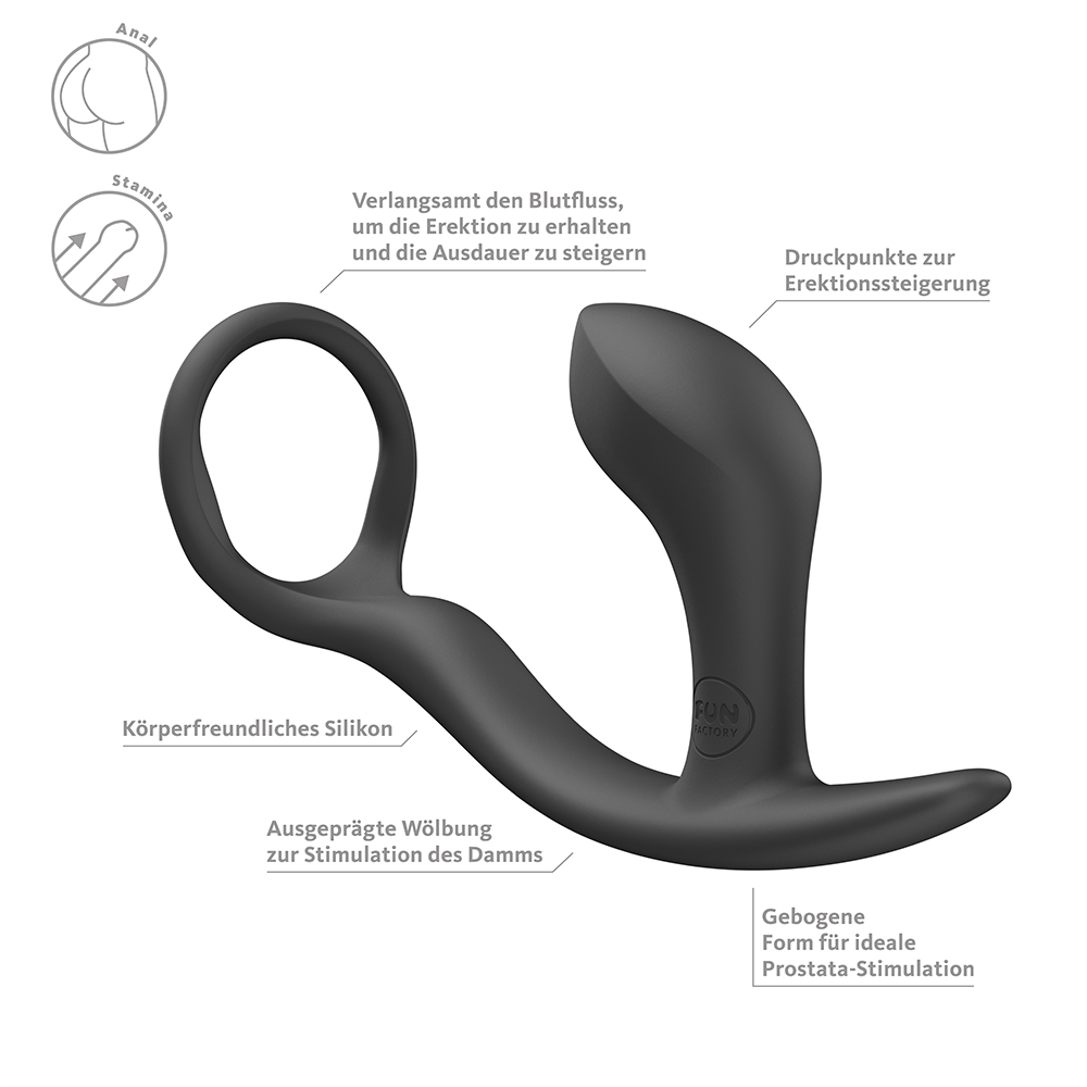 Penisring mit Analplug BOOTIE RING online kaufen | FUN FACTORY Penisring mit Analplug BOOTIE RING online kaufen | FUN FACTORY
