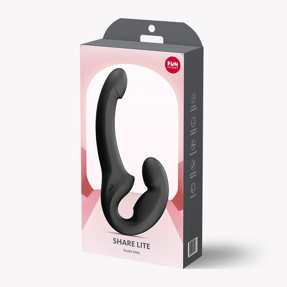doppeldildo lang Silicone Noir Rocker Butt Plug - Small main image 1