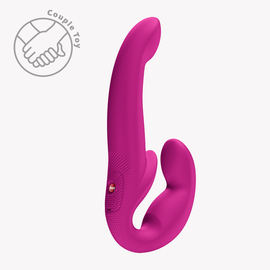 SHARE VIBE PRO Magenta – Vibrierender Doppeldildo von FUN FACTORY, Produktbild