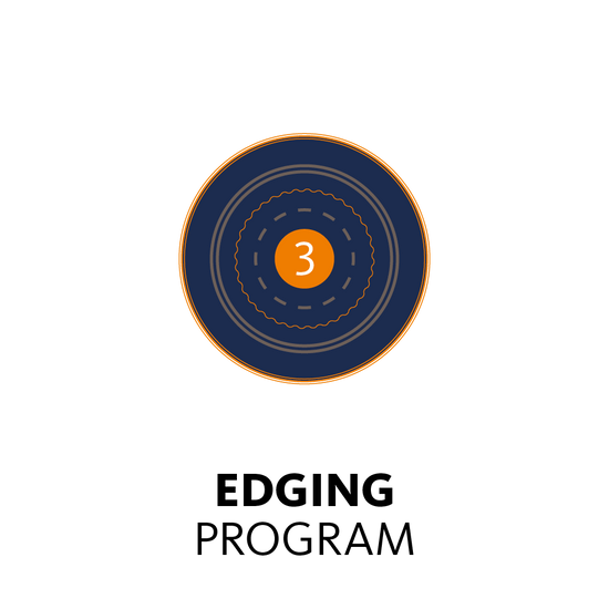 Visualisierung des EDGING PROGRAMS von VIM
