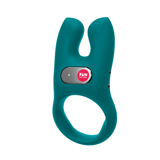 FUN FACTORY - NŌS Penisring mit Vibration Deep Sea Blue